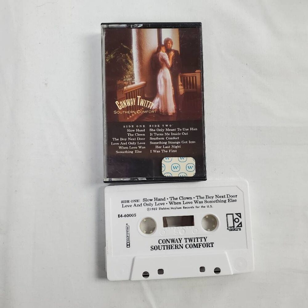 Conway Twitty Southern Comfort Cassette 1982 Elektra